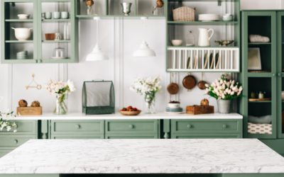 Matching Stone Kitchen Countertops with Natural Wood