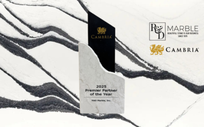 R&D Marble Named 2025 Cambria Premier Partner of the Year